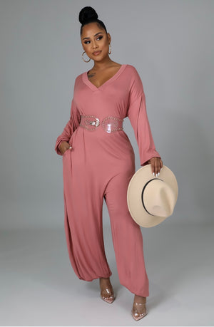 Adore You Jumpsuit~MAUVE