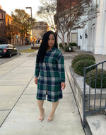 Plaid To Be Me Jacket~Green